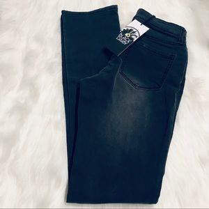 Black Daisy Womens Kate straight leg jeans